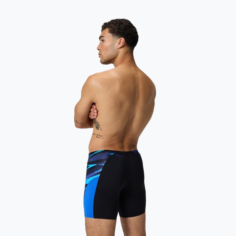 Jammere de înot pentru bărbați Speedo Endurance+ Max Splice Jammer black/cobalt pop 6