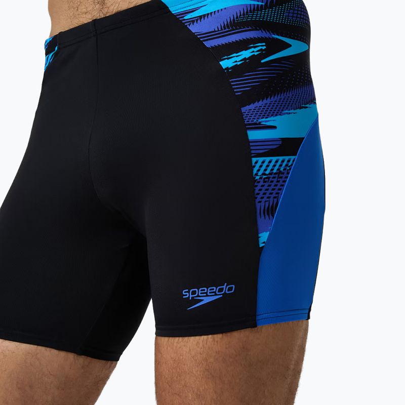 Jammere de înot pentru bărbați Speedo Endurance+ Max Splice Jammer black/cobalt pop 8