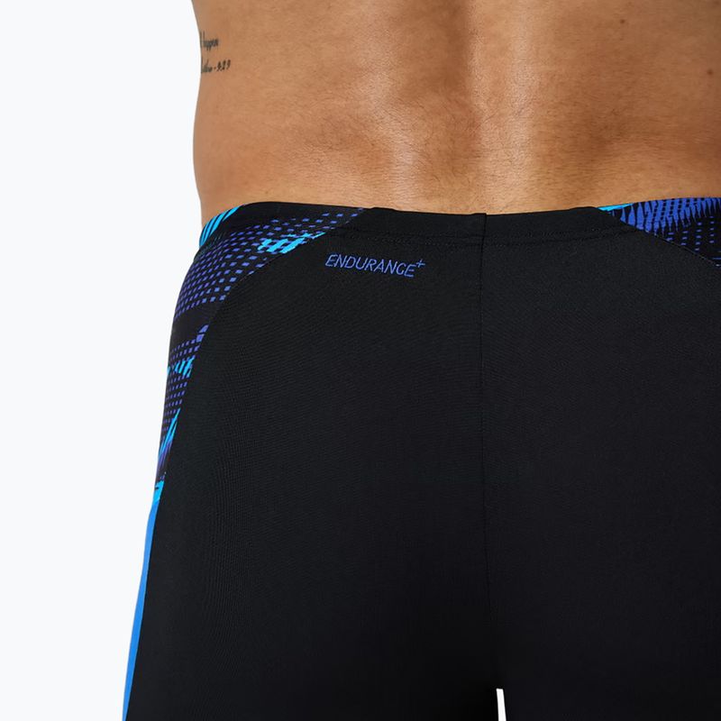 Jammere de înot pentru bărbați Speedo Endurance+ Max Splice Jammer black/cobalt pop 9