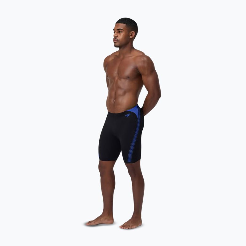 Jammere de înot pentru bărbați Speedo Hyper Boom Splice black/cobalt pop 2