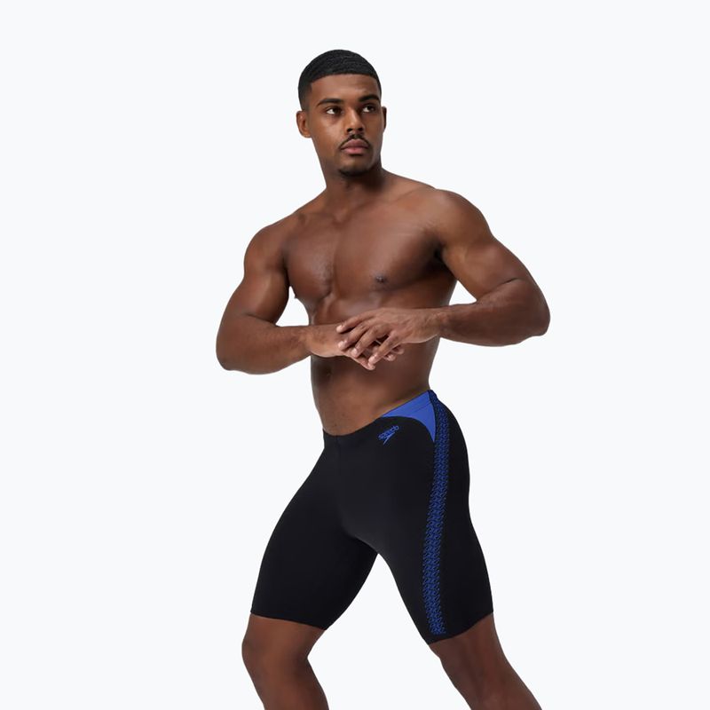 Jammere de înot pentru bărbați Speedo Hyper Boom Splice black/cobalt pop 4