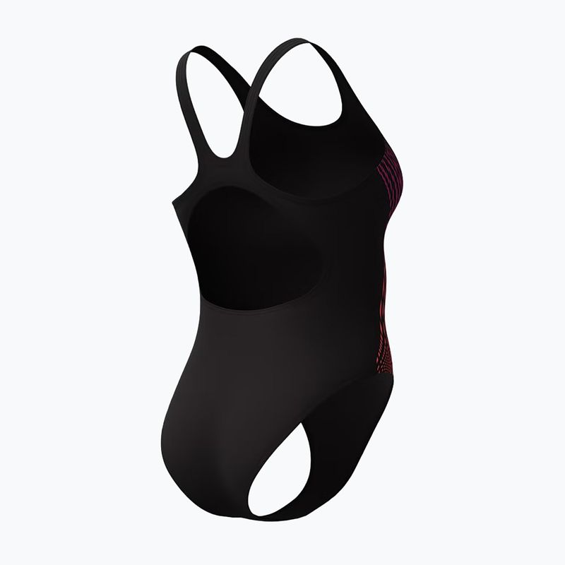 Costum de baie întreg pentru femei Speedo Placement Muscleback neon violet 6
