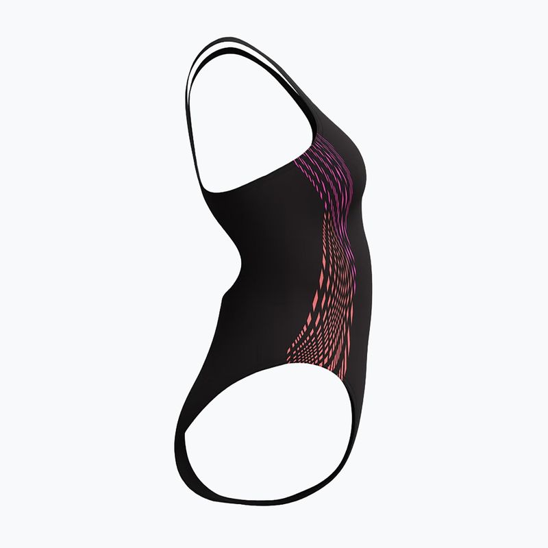 Costum de baie întreg pentru femei Speedo Placement Muscleback neon violet 7