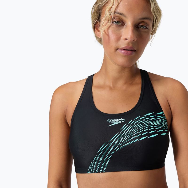 Costum de baie din două piese pentru femei Speedo Placement Bikini set arctic glass 9