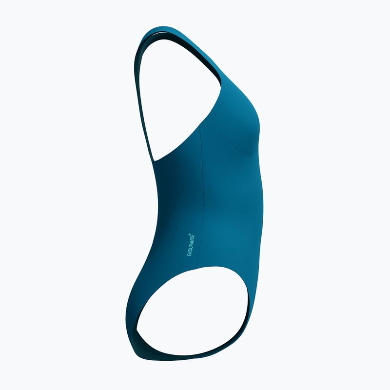 Costum de baie întreg pentru femei Speedo Racer Zip with Built in Swim Bra dark teal 9