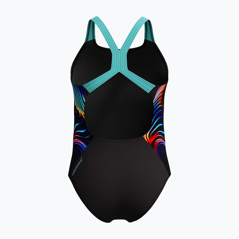 Costum de baie întreg pentru copii Speedo Digital Placement Powerback arctic glass 2