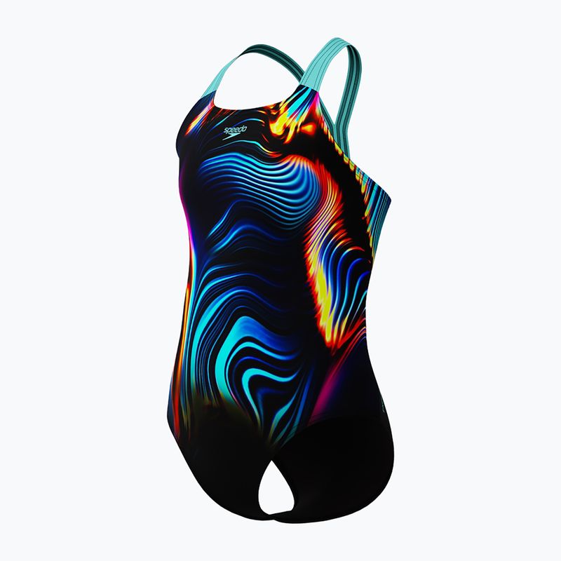 Costum de baie întreg pentru copii Speedo Digital Placement Powerback arctic glass 3