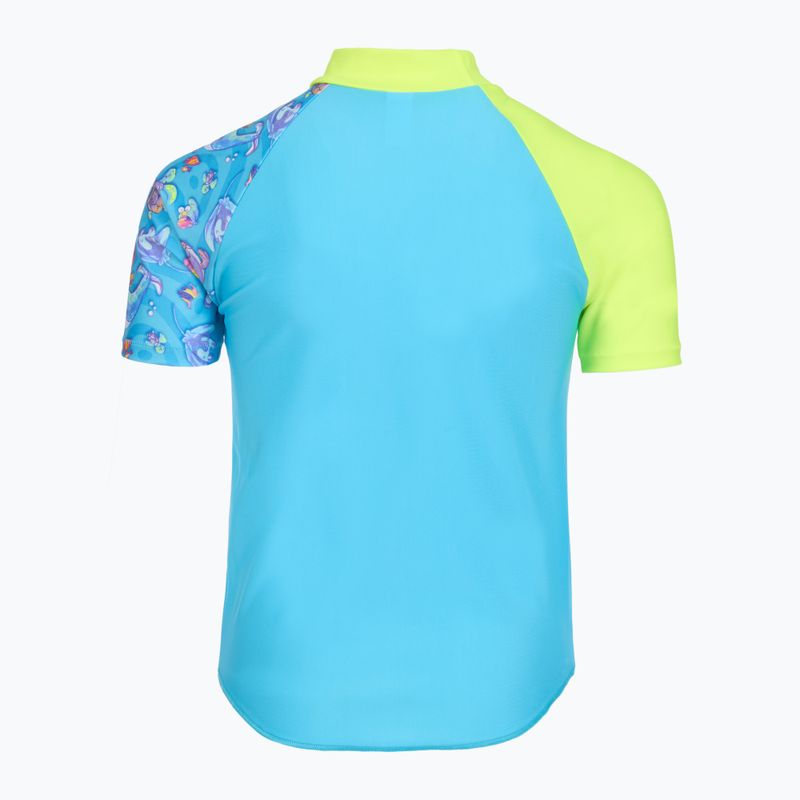 Costum de baie bărbătesc din două piese Speedo Learn To Swim Digital Rash Top Set turkish sea 4