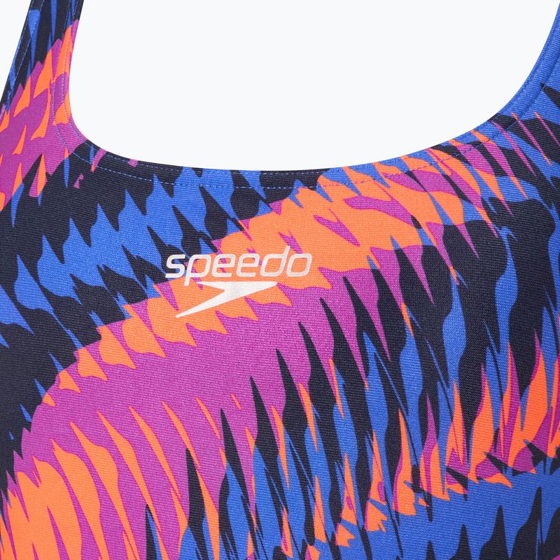 Costum de baie dintr-o piesă pentru femei Speedo Allover Digital Powerback razor sharp/diva 3