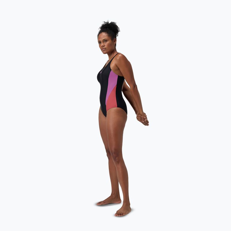 Costum de baie întreg pentru femei Speedo Colourblock 2.0 neon violet 2