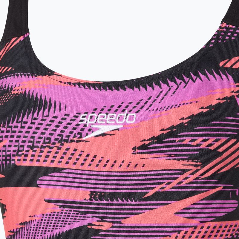 Costum de baie dintr-o piesă pentru femei Speedo HyperBoom Placement Muscleback coral sands 3