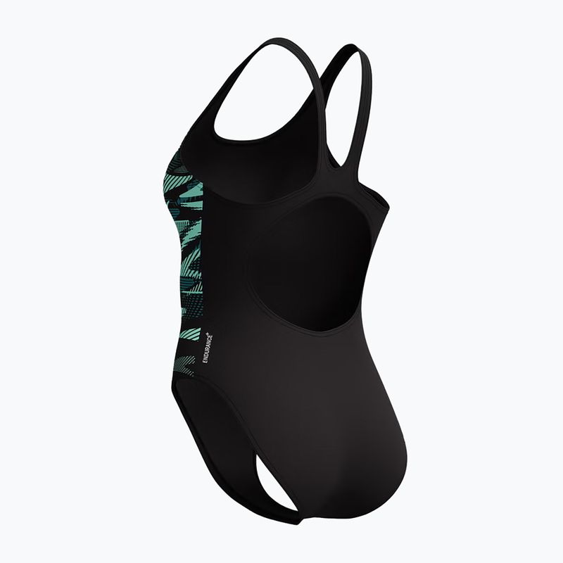 Costum de baie întreg pentru femei Speedo Hyperboom Placement Muscleback dark teal 5