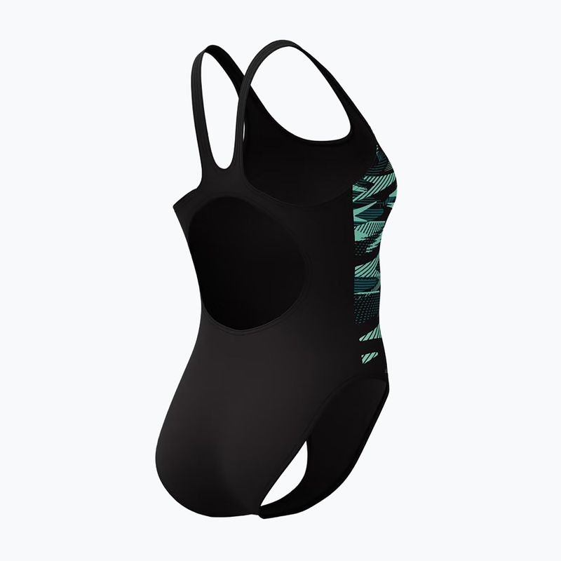 Costum de baie întreg pentru femei Speedo Hyperboom Placement Muscleback dark teal 6