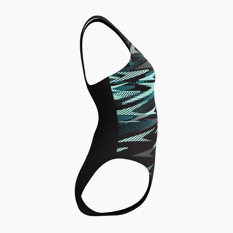 Costum de baie întreg pentru femei Speedo Hyperboom Placement Muscleback dark teal 7