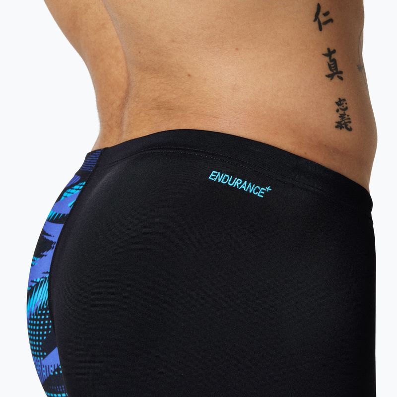 Boxeri de înot pentru bărbați  Speedo HyperBoom V-Cut Jammer black/cobalt pop 4