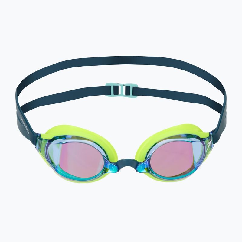 Ochelari de înot Speedo Fastskin Speedsocket 2 Mirror hyper yellow/cobalt/emerald 2