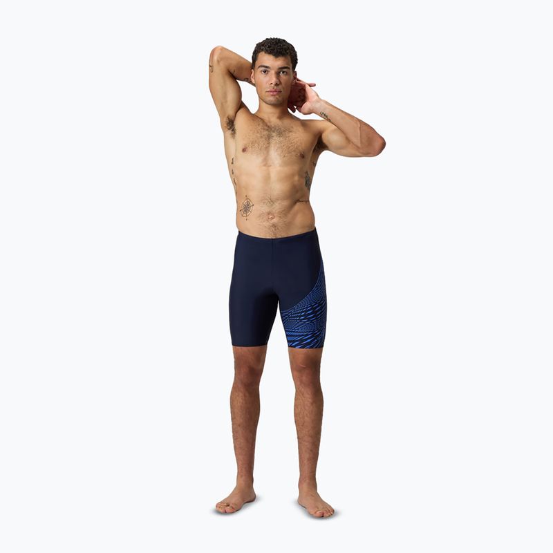 Jammere de înot pentru bărbați Speedo Medley Logo Jammer navy/cobalt pop 6