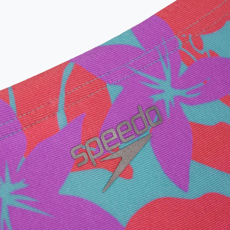 Partea de jos a costumului de înot Speedo Allover Digital Hipster Brief kaluna floral/arctic 4