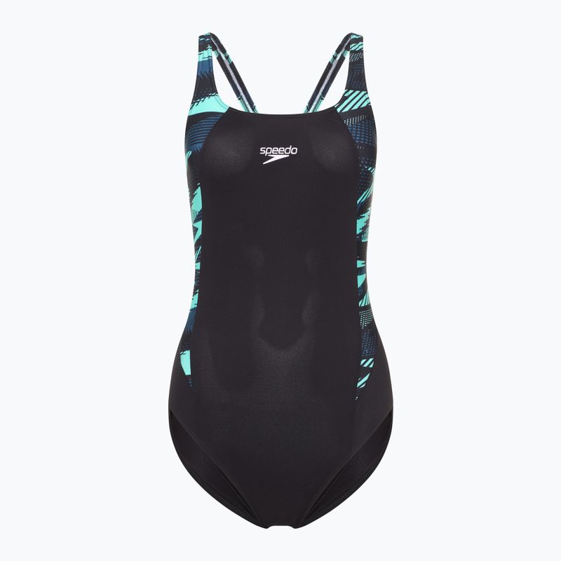 Costum de baie dintr-o piesă pentru femei Speedo HyperBoom Splice Muscleback dark teal