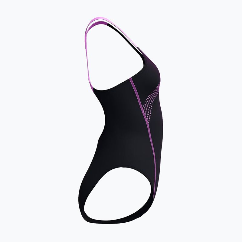 Costum de baie întreg pentru femei Speedo Medley Logo Medalist neon violet 4