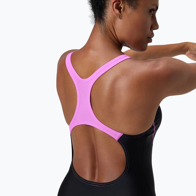 Costum de baie întreg pentru femei Speedo Medley Logo Medalist neon violet 10