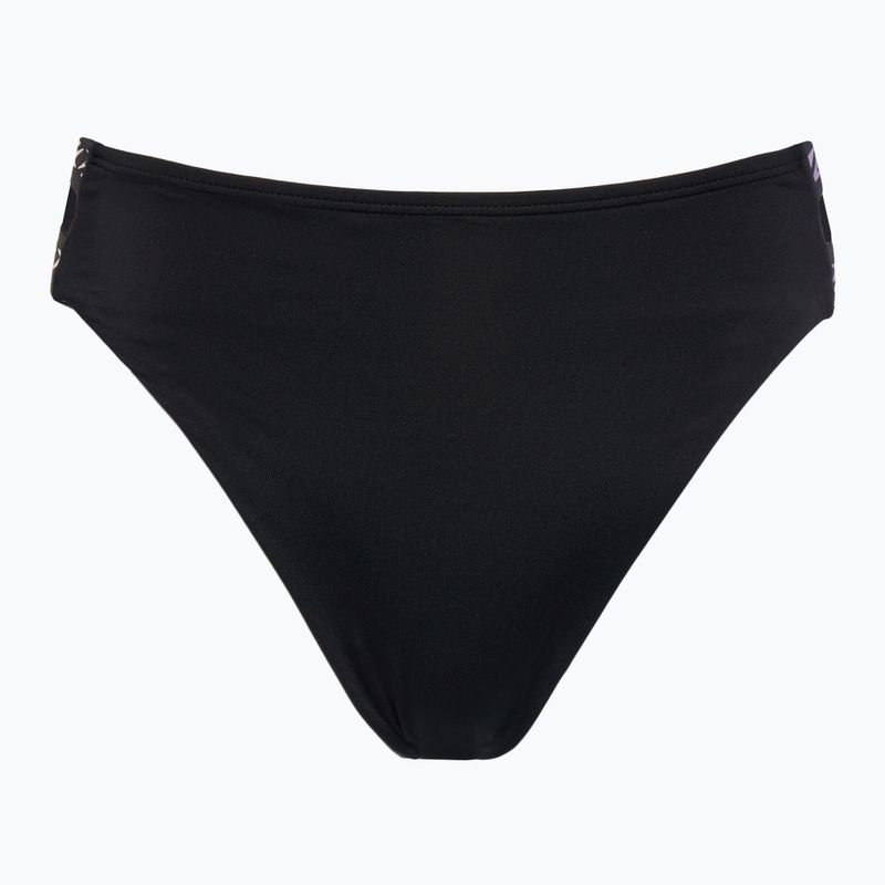 Costum de înot din două piese pentru femei Speedo Solid Logo Elastic High Waist Bottom speedo black