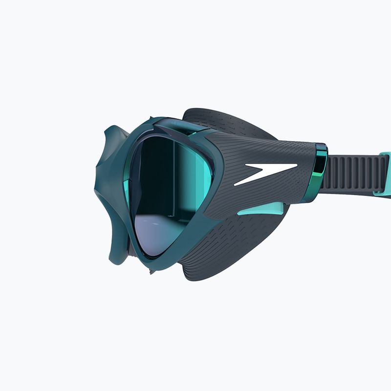 Ochelari de înot pentru femei Speedo Biofuse 2.0 Mirror dark teal / cobalt / emerald mirror 4