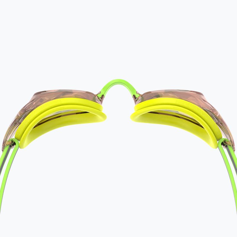Ochelari de înot Speedo Vanquisher 3.0 Mirrored hyper yellow/grey/ablaze mirror 3