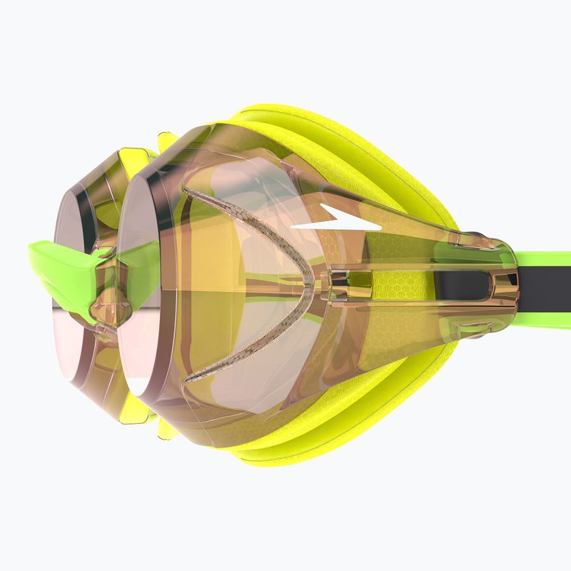 Ochelari de înot Speedo Vanquisher 3.0 Mirrored hyper yellow/grey/ablaze mirror 4