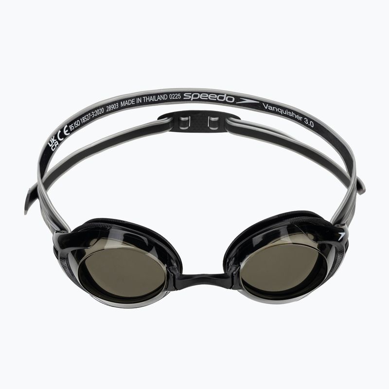 Ochelari de înot Speedo Vanquisher 3.0 speedo black / smoke 2