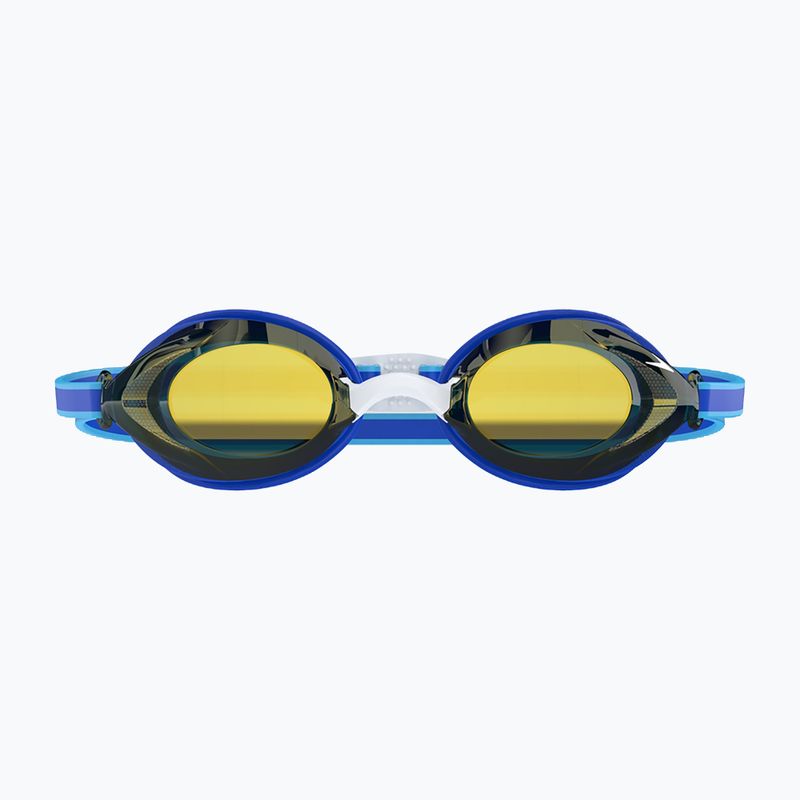 Ochelari de înot pentru copii Speedo Vanquisher 3.0 Mirror cobalt pop / cobalt / gold mirror 2