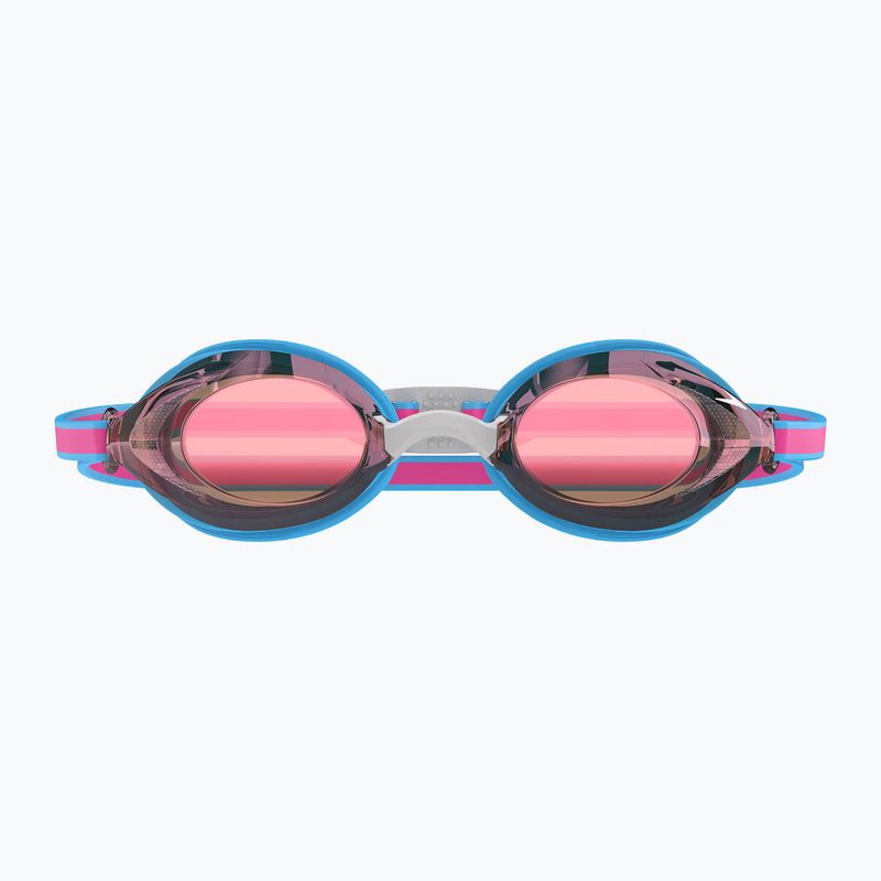 Ochelari de înot pentru copii Speedo Vanquisher 3.0 Mirror picton blue/vermillion/gold mirror 2