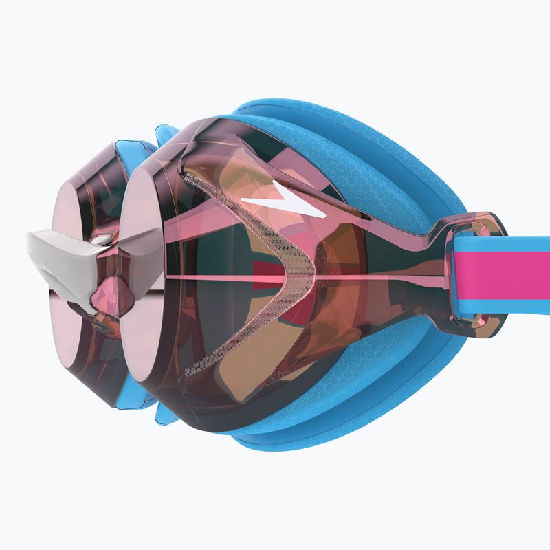 Ochelari de înot pentru copii Speedo Vanquisher 3.0 Mirror picton blue/vermillion/gold mirror 3