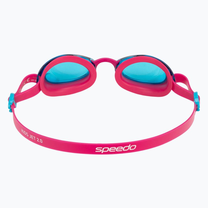 Ochelari de înot pentru copii Speedo Kids Jet 2.0 electric pink/azure blue 4