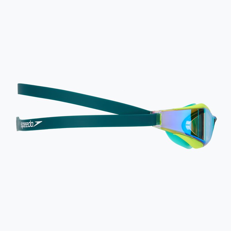 Ochelari de înot Speedo Fastskin Hyper Elite Mirror hyper yellow/steel/emerald mirror 3