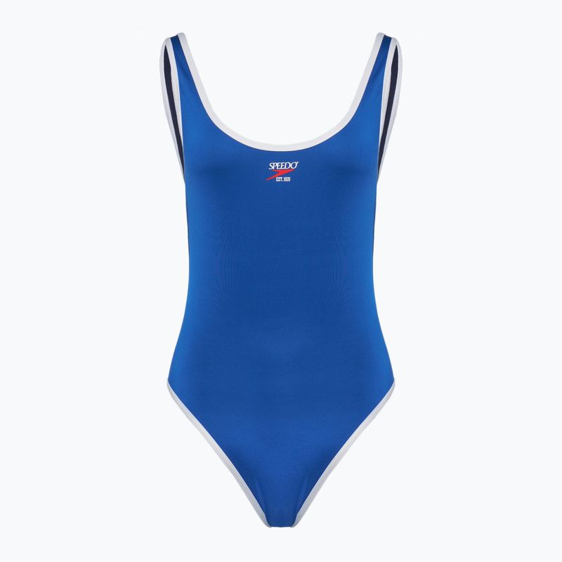 Costum de înot dintr-o piesă pentru femei Speedo Solid Bound Scoop turkish sea
