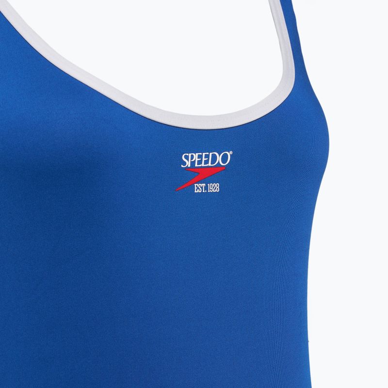 Costum de înot dintr-o piesă pentru femei Speedo Solid Bound Scoop turkish sea 3