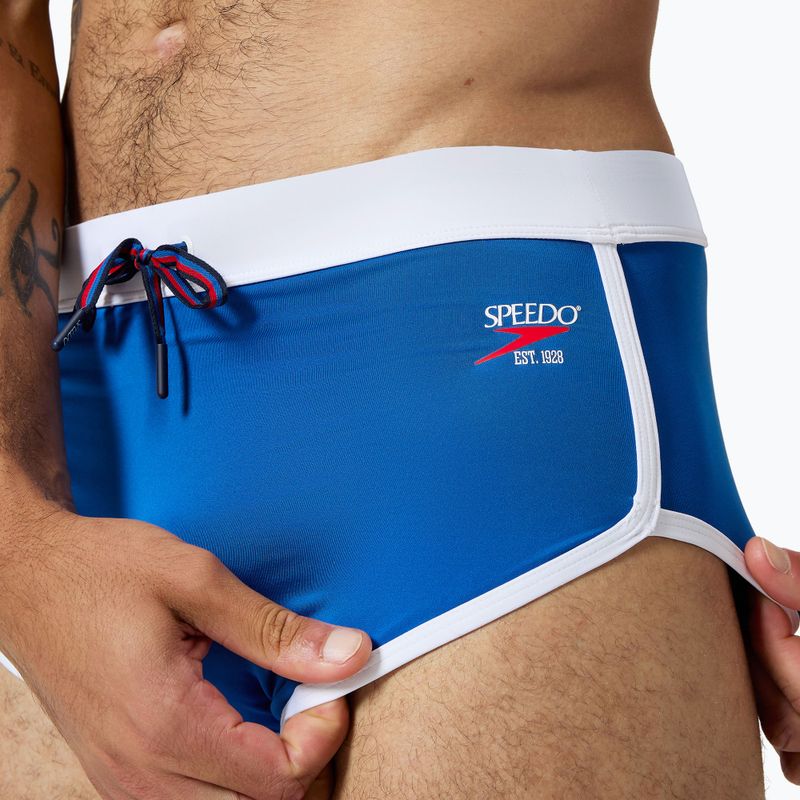 Pantaloni scurți de baie  pentru bărbați Speedo Jetstream Retro Logo Brief turkish sea 4