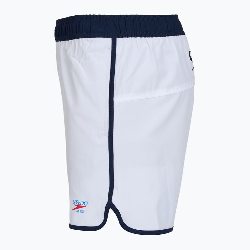 Pantaloni scurți de înot pentru bărbați Speedo Jetstream Retro Logo Volley 16" white 3