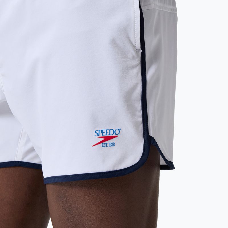 Pantaloni scurți de înot pentru bărbați Speedo Jetstream Retro Logo Volley 16" white 5