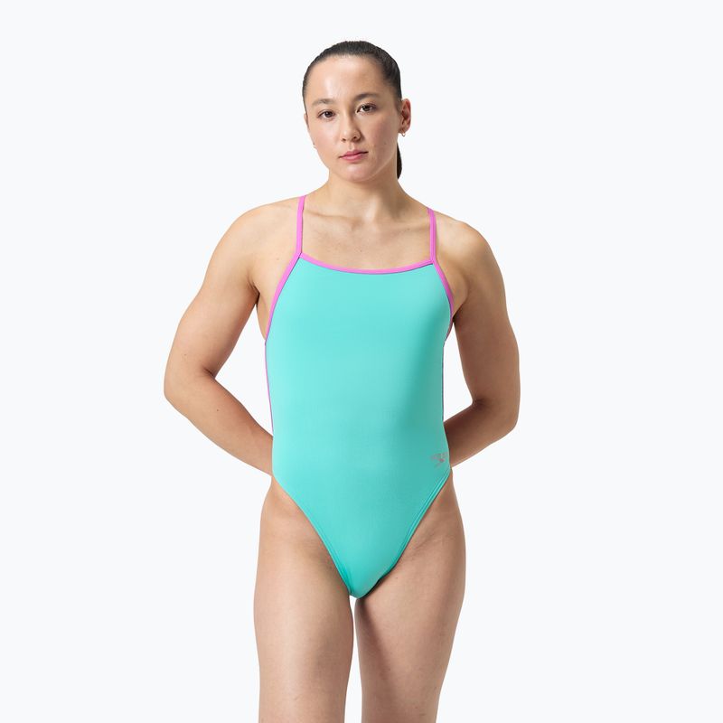 Costum de baie dintr-o piesă pentru femei Speedo Solid Vback arctic glass 2