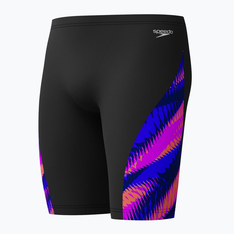 Pantaloni scurți de înot pentru bărbați Speedo Allover Digital V-Cut Jammer razor sharp/diva