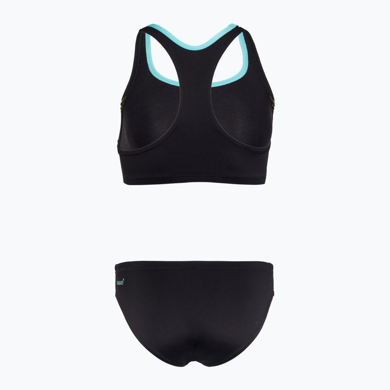 Costum de înot din două piese pentru femei  Speedo Placement hyper yellow 2