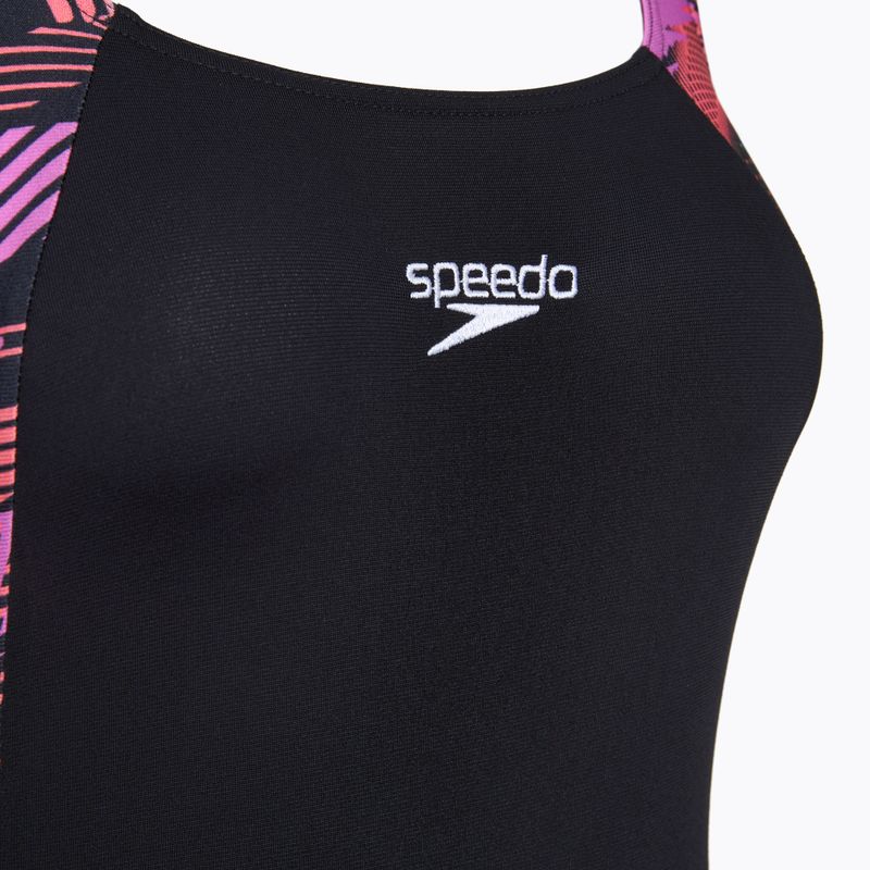 Costum de baie întreg pentru femei Speedo HyperBoom Splice Muscleback neon violet 3