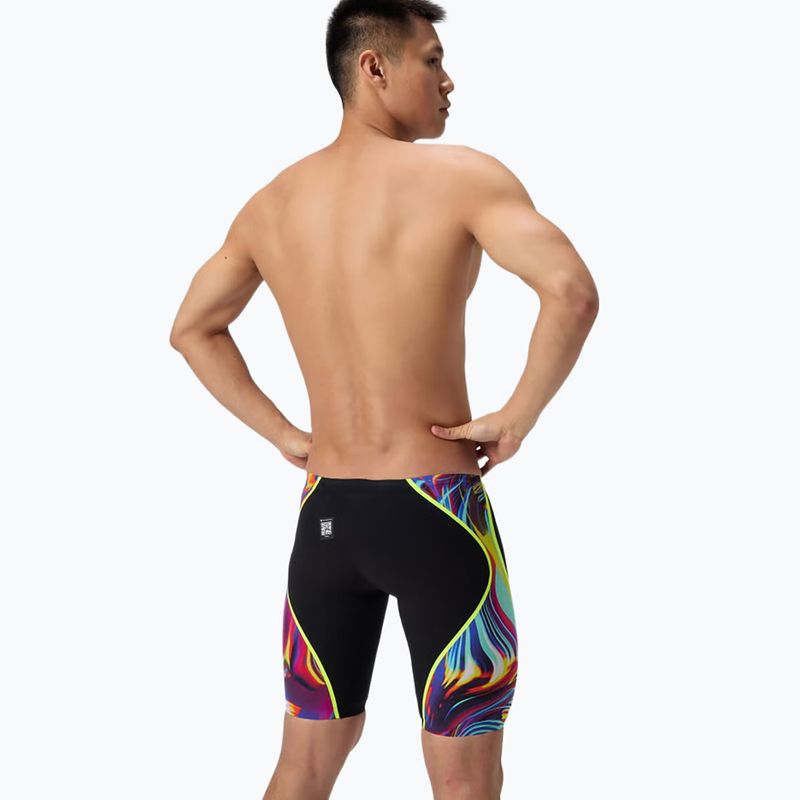Jammere de înot pentru bărbați Speedo Fastskin LZR Intent 2.0 Jammer black/molten blur/hyper yellow 3