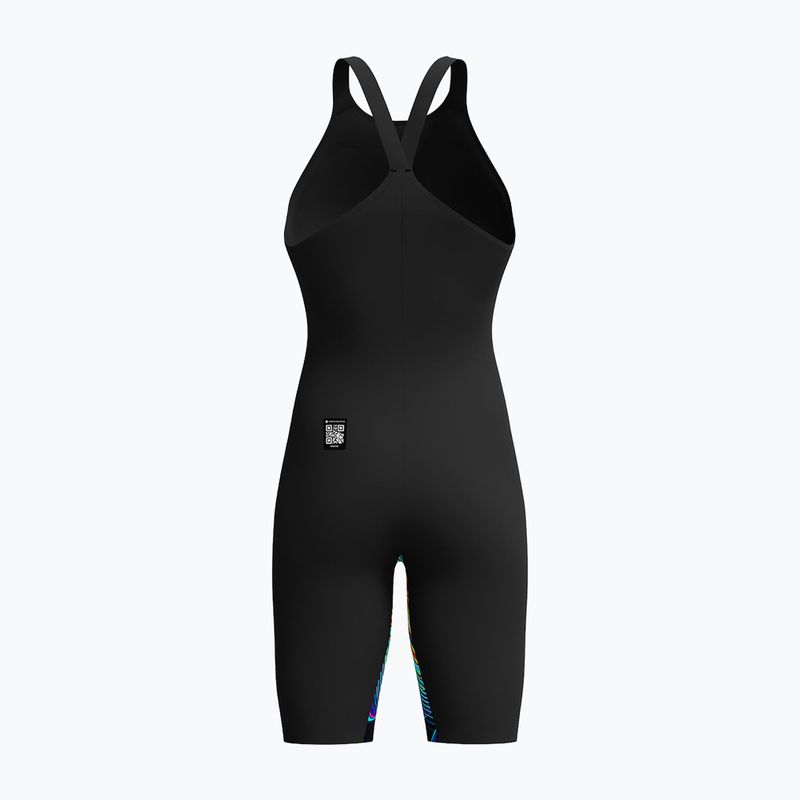 Costum de baie întreg pentru femei Speedo Fastskin LZR Pure Valor 2.0 Closedback Kneeskin black/molten blur 2