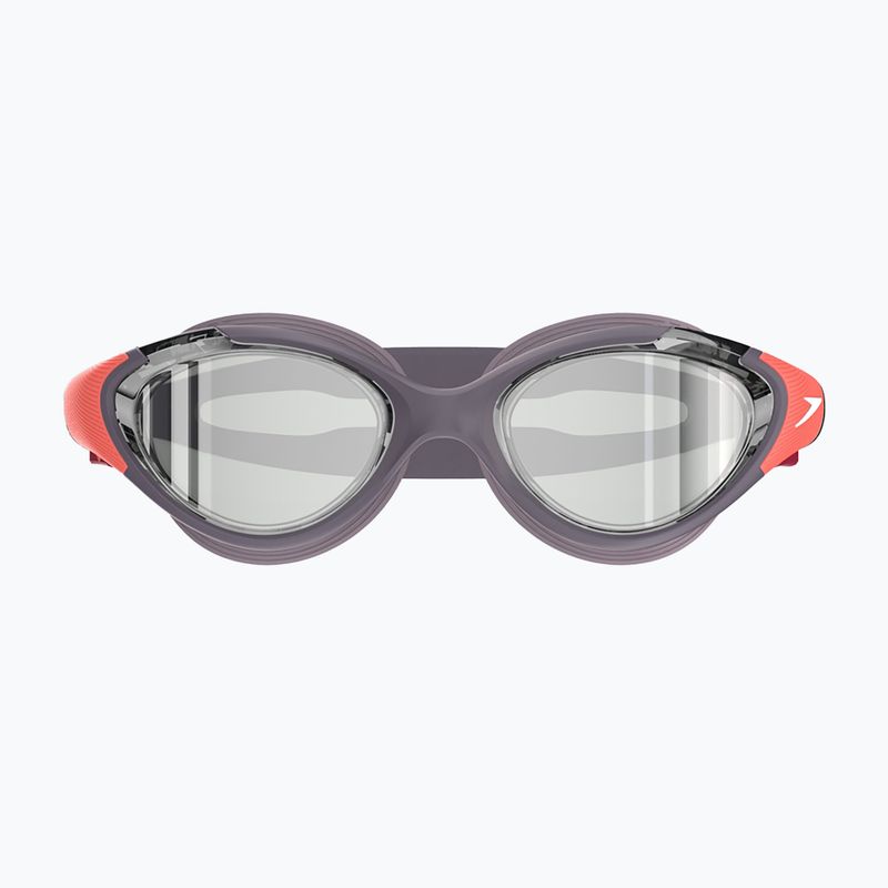 Ochelari de înot pentru femei Speedo Biofuse 2.0 Mirror vintage fog / steel / silver mirror 2