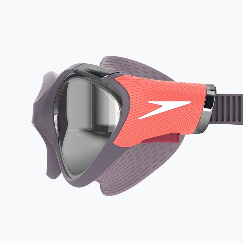 Ochelari de înot pentru femei Speedo Biofuse 2.0 Mirror vintage fog / steel / silver mirror 4