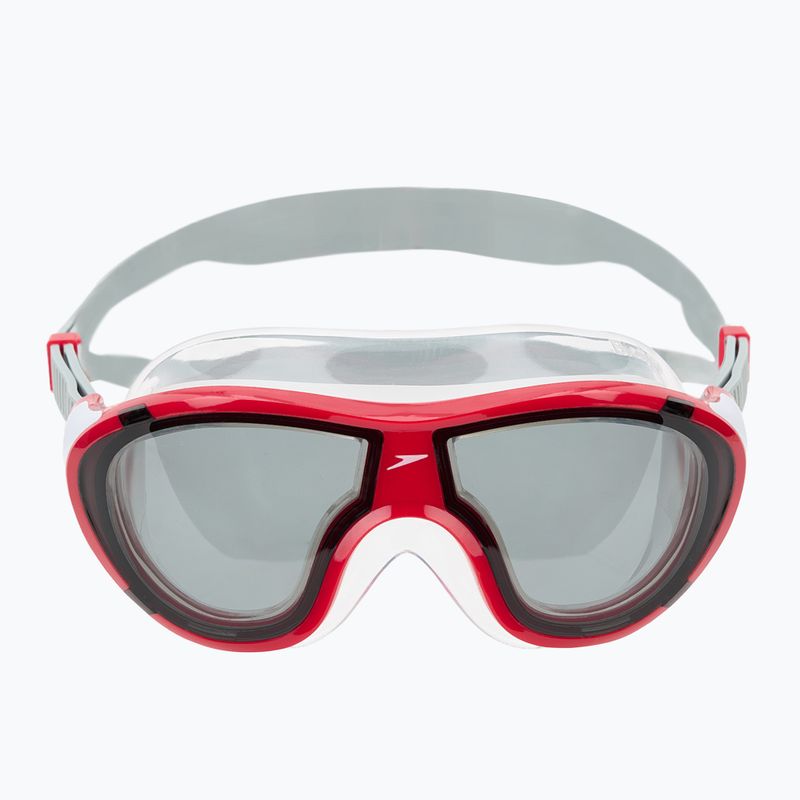 Mască de înot pentru copii Speedo Biofuse 2.0 high risk red / smoke 2