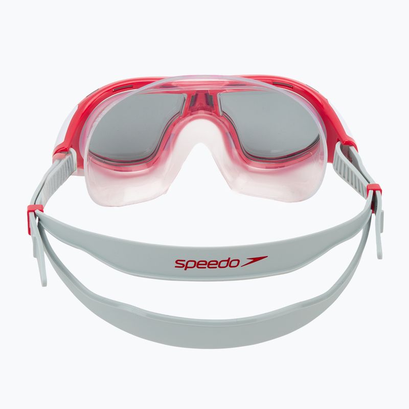 Mască de înot pentru copii Speedo Biofuse 2.0 high risk red / smoke 4